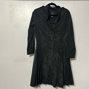 Pink Tartan Black Taffeta Kate Shirt Dress Size 10